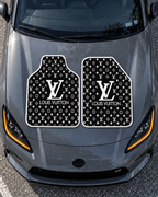 LV Siyah Monogram — tepeden gri GR86 kaputu — son kalıp
