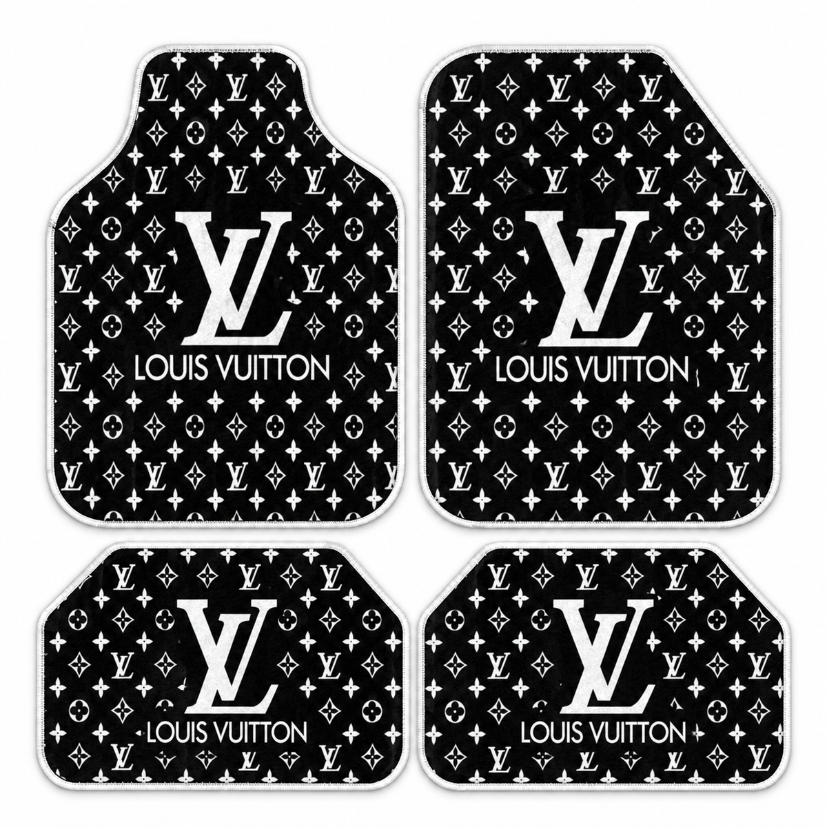 LV Siyah Monogram — 4 parça takım vitrini — son kalıp