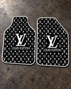 LV Siyah Monogram — beton zeminde ön paspaslar — son kalıp
