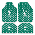 LV Yeşil Monogram — 4 parça takım vitrini — son kalıp, beyaz overlok
