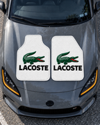 Lacoste Beyaz İmza — tepeden gri GR86 kaputu — son kalıp