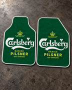 Carlsberg Yeşil — beton zeminde ön paspaslar — son kalıp