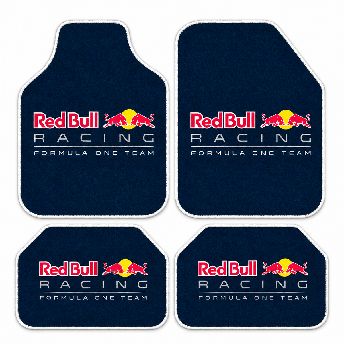 Red Bull Lacivert Yarış — 4 parça takım vitrini — son kalıp