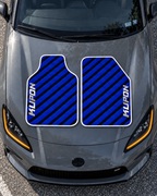 Kupon Lacivert Çapraz — tepeden gri GR86 kaputu — son kalıp
