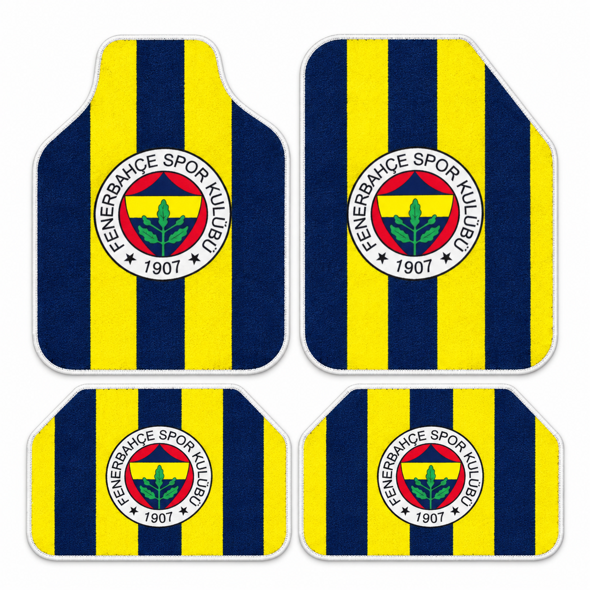 Sarı Lacivert Tribün — 4 parça takım vitrini — son kalıp