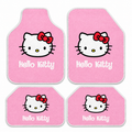 Hello Kitty Pembe — 4 parça takım vitrini — son kalıp, beyaz overlok