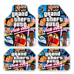 GTA Vice City Kolaj — 4 parça takım vitrini — son kalıp, beyaz overlok