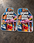 GTA Vice City Kolaj — beton zeminde ön paspaslar — son kalıp, beyaz overlok