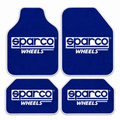 Sparco Lacivert İmza — 4 parça takım vitrini — son kalıp, beyaz overlok