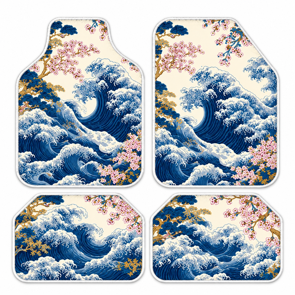 Sakura Kanagawa — 4 parça takım vitrini — yeni kalıp, beyaz overlok