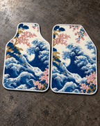 Sakura Kanagawa — zeminde ön paspaslar — yeni kalıp, beyaz overlok