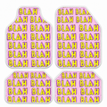 Blah Pop — takim — son onaylı kalıp, beyaz overlok