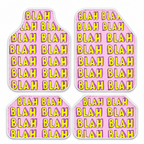 Blah Pop — takim — son onaylı kalıp, beyaz overlok