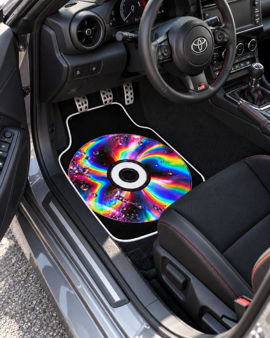 Kozmik Disk — sol sürücü kapısından iç mekân — yeni kalıp, beyaz overlok